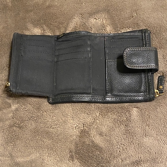 Fossil Black Pebbled Leather Wallet - Picture 3 of 6